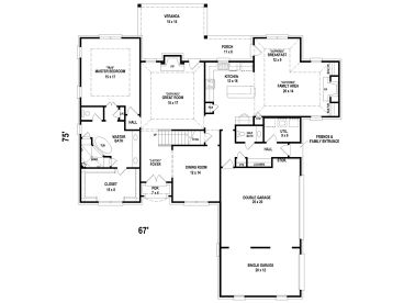 1st Floor Plan, 006H-0197