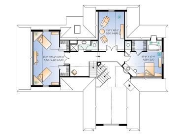 2nd Floor Plan, 027H-0066