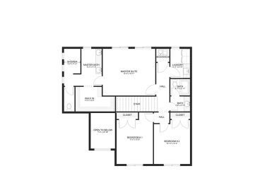 2nd Floor Plan, 065H-0100