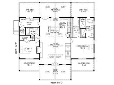 Floor Plan, 062H-0326