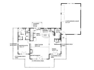 1st Floor Plan, 012H-0291