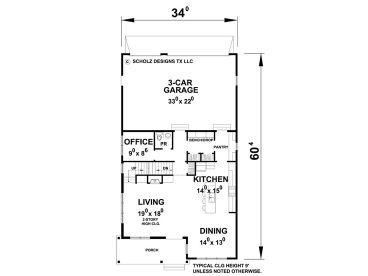 1st Floor Plan, 031H-0275