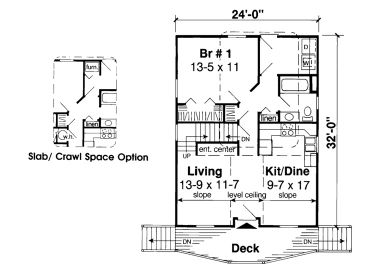 1st Floor Plan, 047H-0054