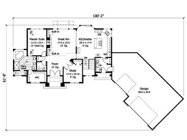 Floor Plan, 023H-0114