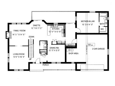 1st Floor Plan, 012H-0098