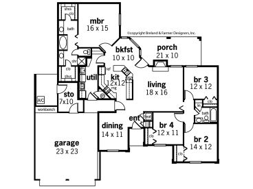 Floor Plan, 021H-0217