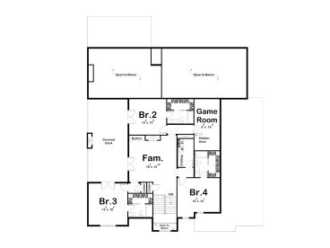 2nd Floor Plan, 050H-0475