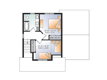 2nd Floor Plan, 027H-0403