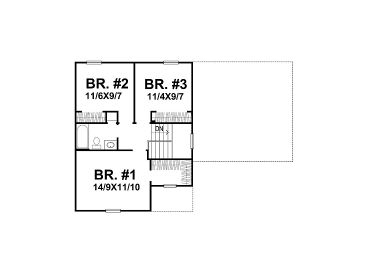 2nd Floor Plan, 016H-0055