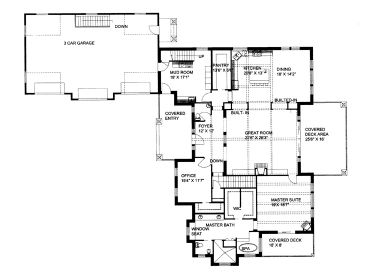 1st Floor Plan, 012H-0105