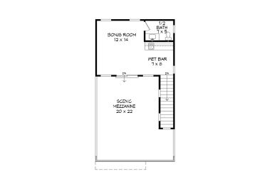 3rd Floor Plan, 062H-0199