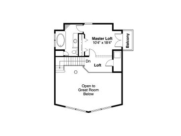 2nd Floor Plan, 051H-0102