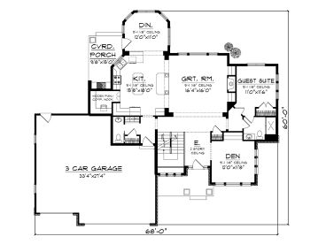 1st Floor Plan, 020H-0303