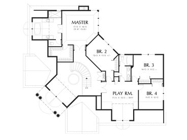 2nd Floor Plan, 034H-0344