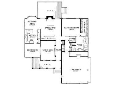 1st Floor Plan, 063H-0149