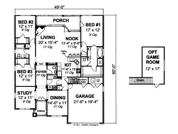 Floor Plan, 059H-0097