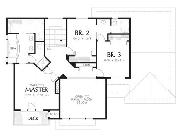 2nd Floor Plan, 034H-0337
