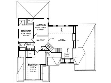 2nd Floor Plan, 046H-0147
