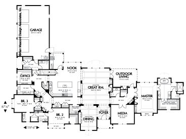 1st Floor Plan, 034H-0084
