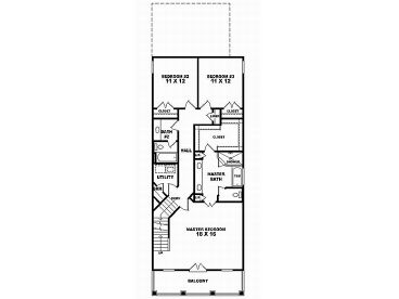 2nd Floor Plan, 006H-0003
