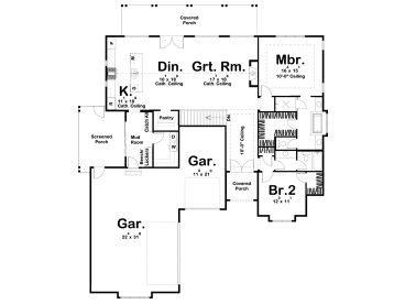 Floor Plan, 050H-0166