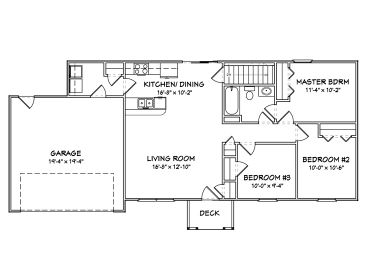 Floor Plan, 048H-0007