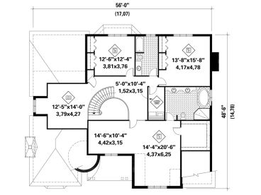 2nd Floor Plan, 072H-0230