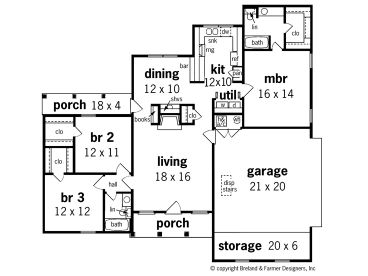 Floor Plan, 021H-0053