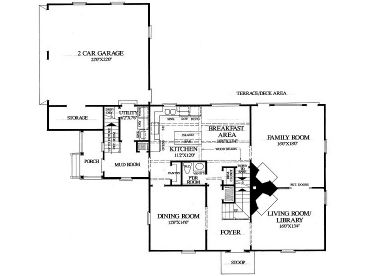 1st Floor Plan, 063H-0078