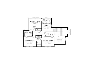 2nd Floor Plan, 064H-0086
