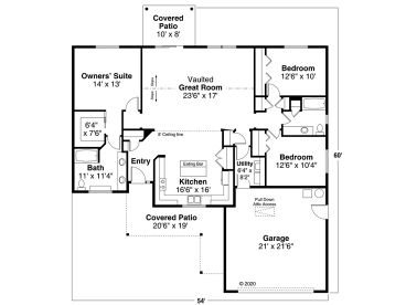 Floor Plan, 051H-0423