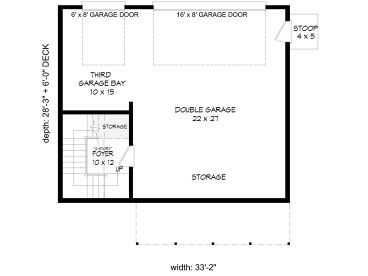 1st Floor Plan, 062G-0314