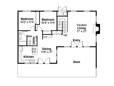 1st Floor Plan, 051H-0006