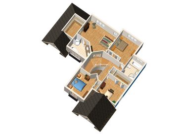 2nd Floor Plan, 072H-0128