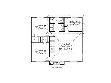 2nd Floor Plan, 044H-0032