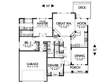 Floor Plan, 034H-0002