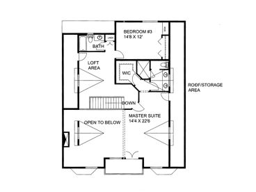 2nd Floor Plan, 012H-0232