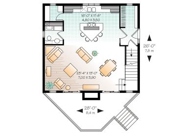 1st Floor Plan, 027H-0067