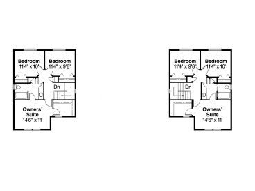 2nd Floor Plan, 051M-0011