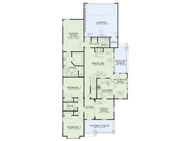 1st Floor Plan, 025H-0249