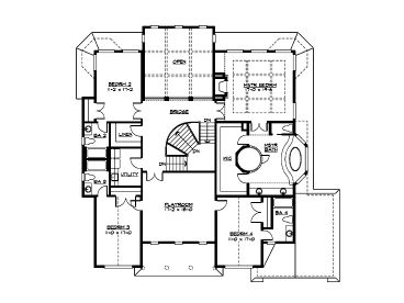 2nd Floor Plan, 035H-0089