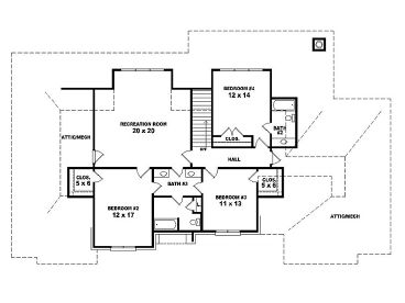 2nd Floor Plan, 006H-0119