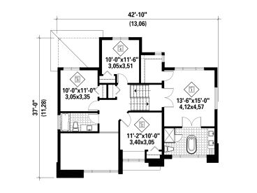 2nd Floor Plan, 072H-0137