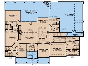 1st Floor Plan, 074H-0194