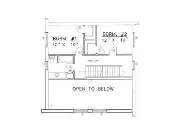 2nd Floor Plan, 012L-0062