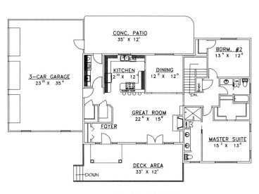 Floor Plan, 012H-0034