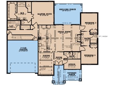 1st Floor Plan, 074H-0184
