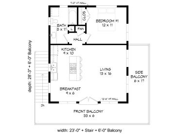 2nd Floor Plan, 062G-0403