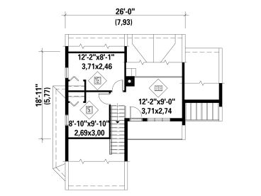 2nd Floor Plan, 072h-0020