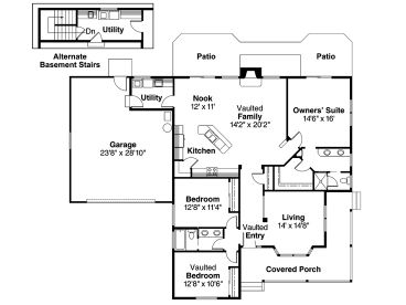 Floor Plan, 051H-0011